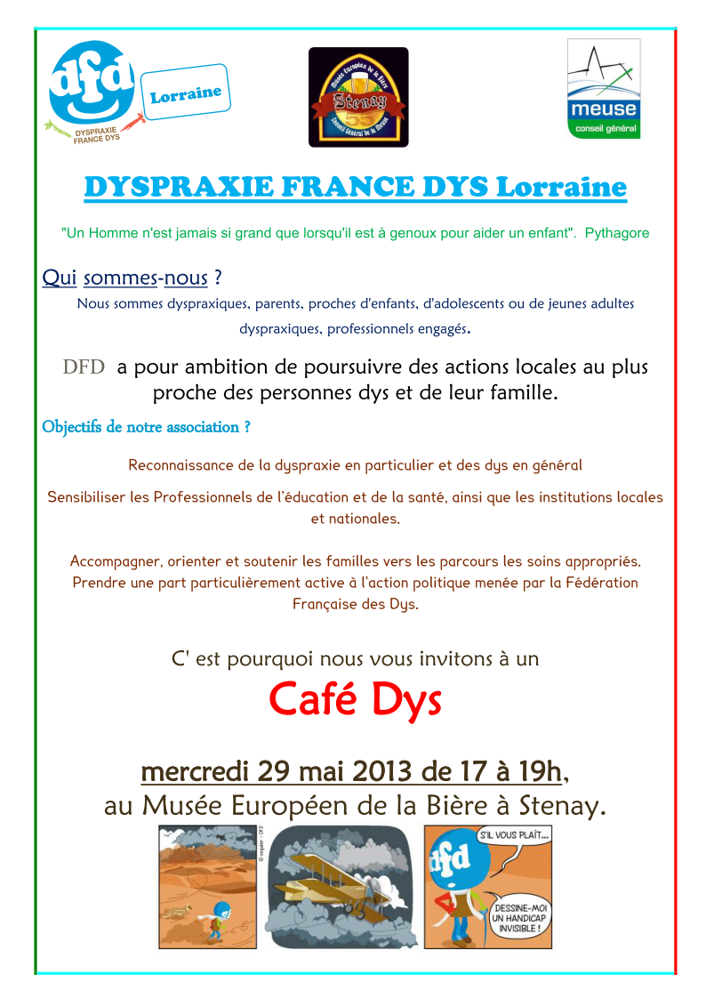 Café Dys le 29 mai 2013 Café Dys le 29 mai 2013