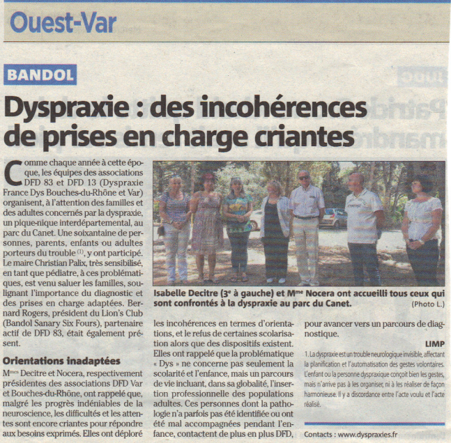 Article Ouest Var juin 2013