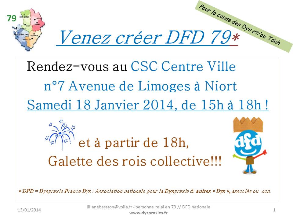 Réunion de création DFD 79