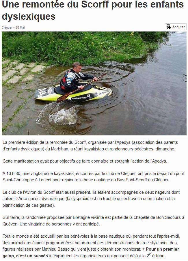 Article Ouest-France 28 mai 2014