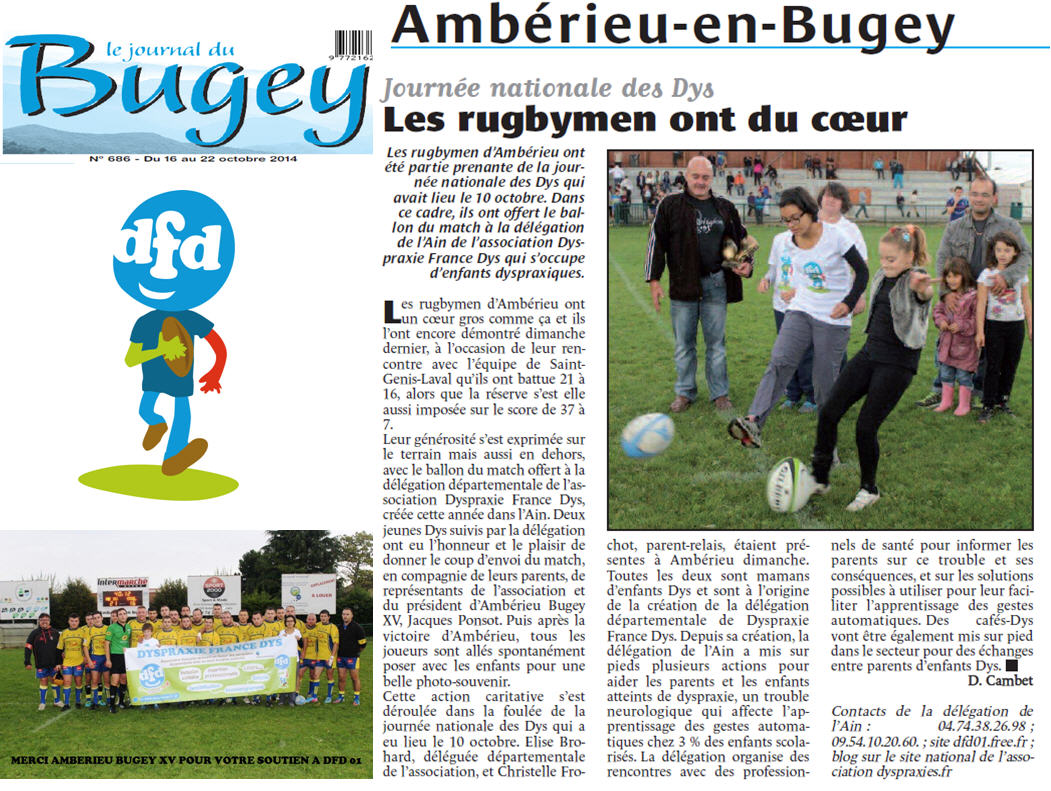 Article Ambrieu Bugey XV