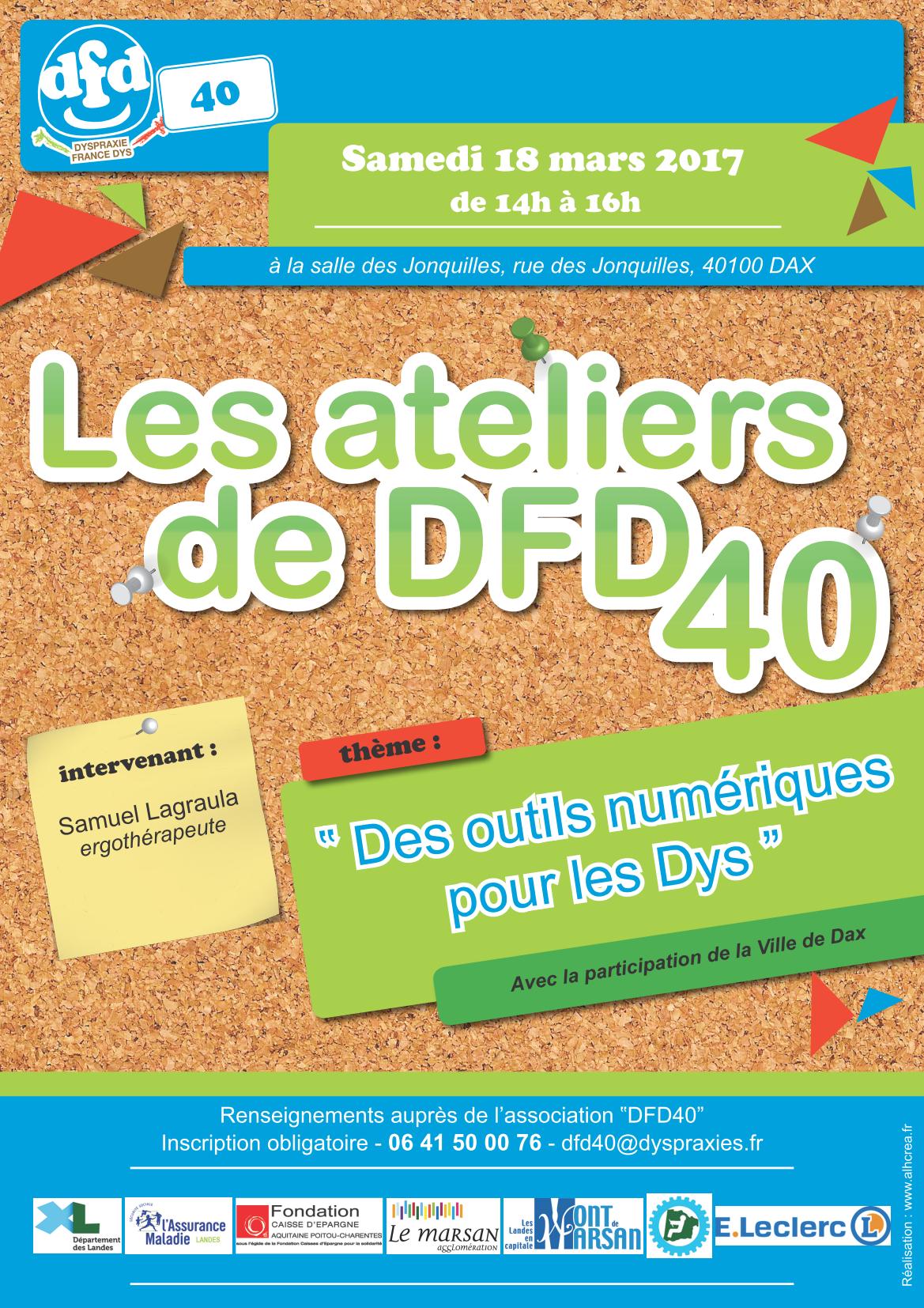 Ateliers de DFD40 à DAX