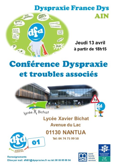 DFD01 Conférence  Soirée Dys Nantua