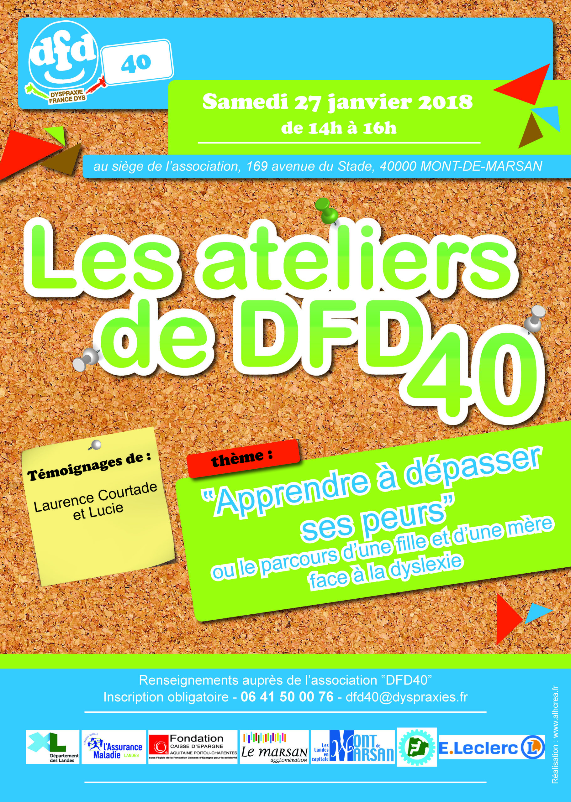 Lire la suite à propos de l’article DFD40 Atelier du 27 janvier 2018