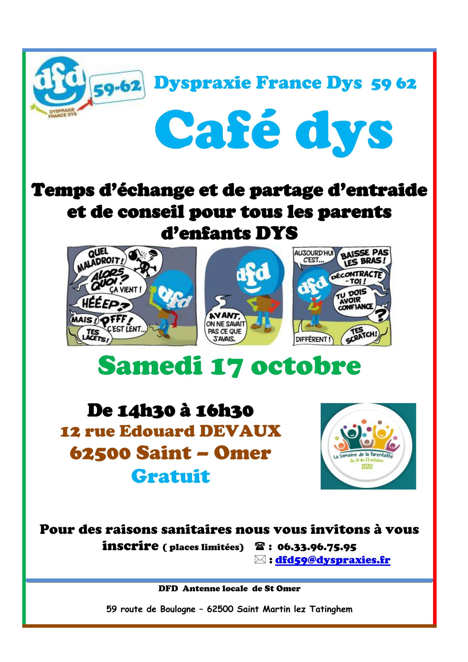 DFD 59-62 : Café DYS à Saint-Omer