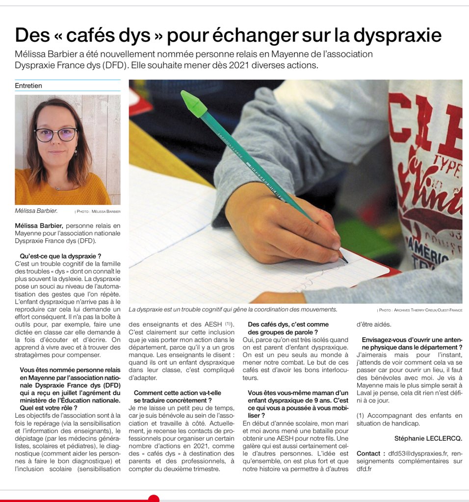 Lire la suite à propos de l’article DFD 53 : nouveau relais DFD !