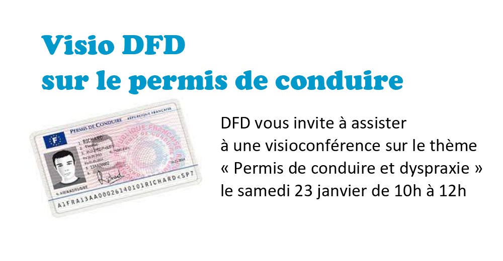 Lire la suite à propos de l’article Visio « Permis de conduire et dyspraxie »