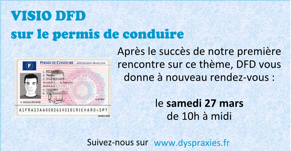 Visio DFD sur le permis de conduire