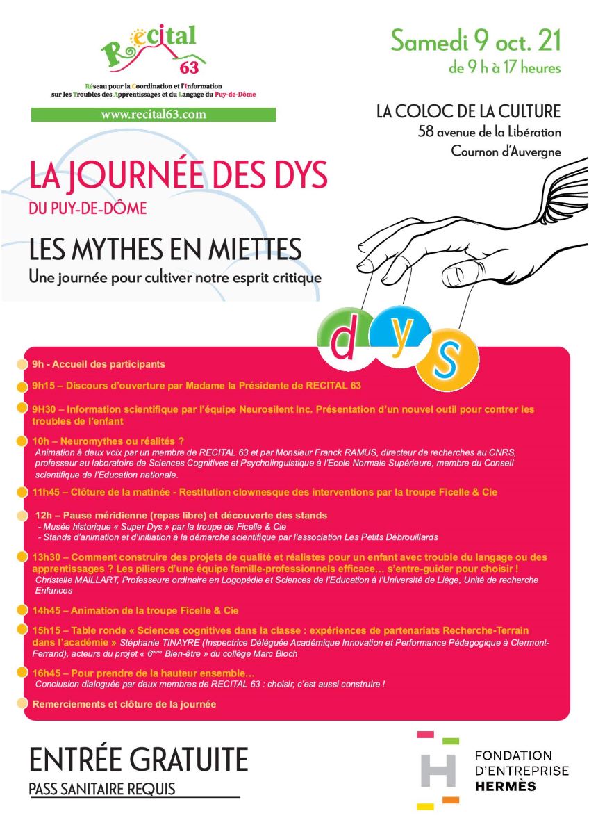 Journée Nationale des Dys dans le Puy de Dôme