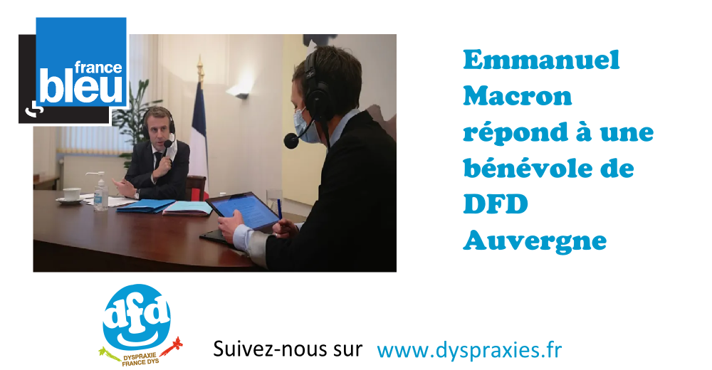 Lire la suite à propos de l’article Emmanuel Macron répond à une bénévole de DFD Auvergne