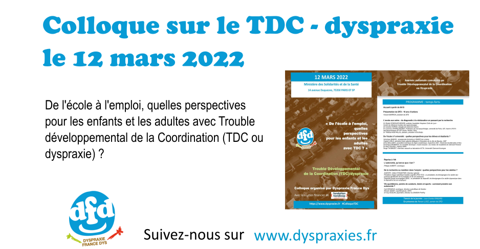 Lire la suite à propos de l’article Colloque le 12 mars sur le TDC – Ministère de la Santé