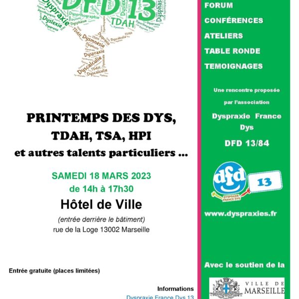 DFD 13-84 : Printemps des Dys & autres talents particuliers