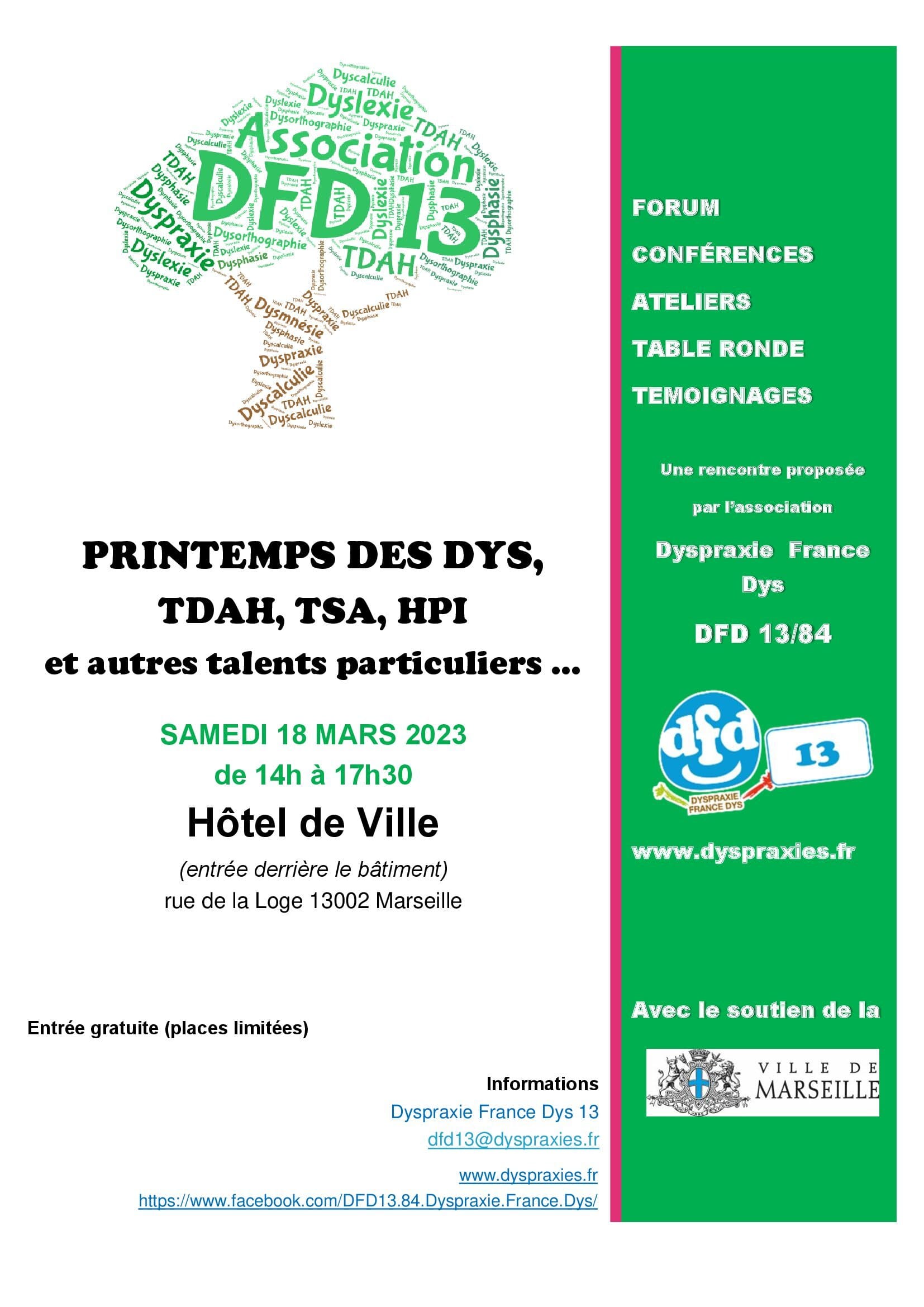 DFD 13-84 : Printemps des Dys & autres talents particuliers