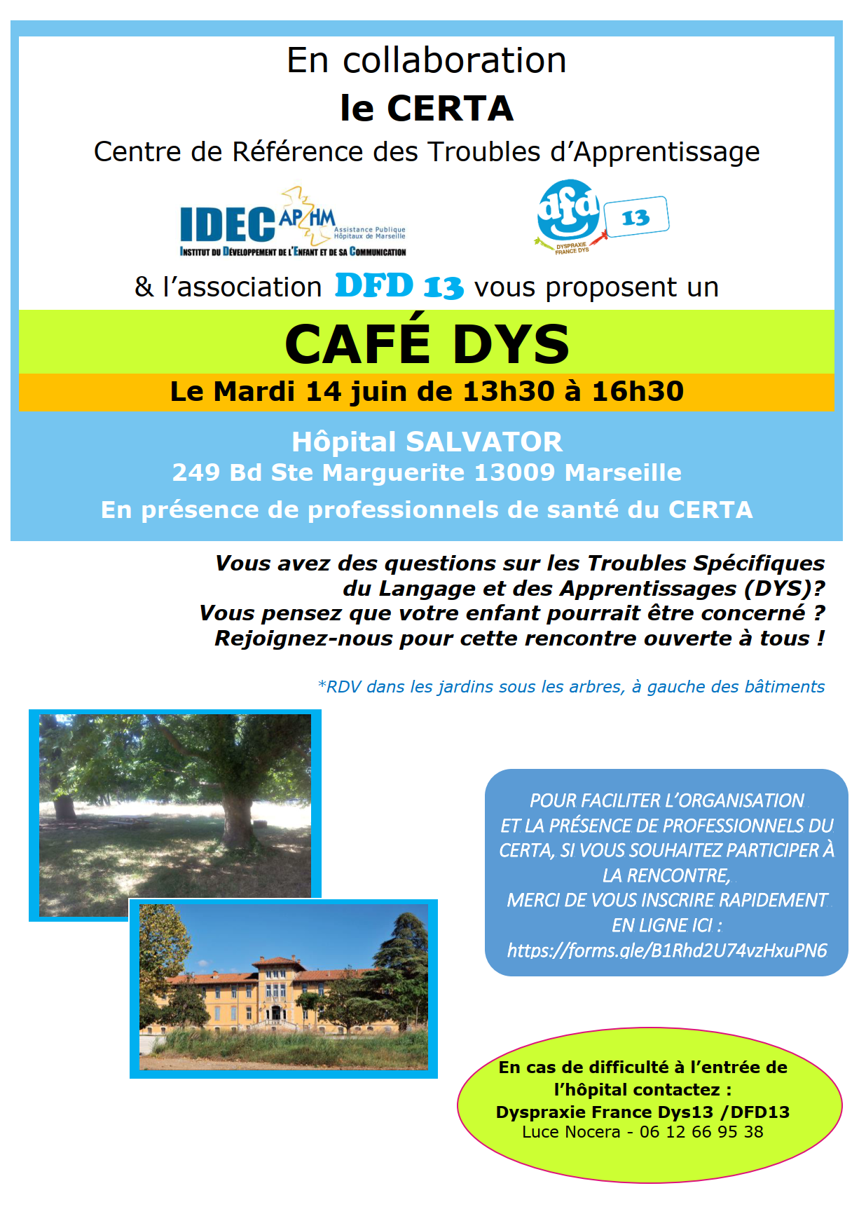 DFD 13 : café dys au CERTA