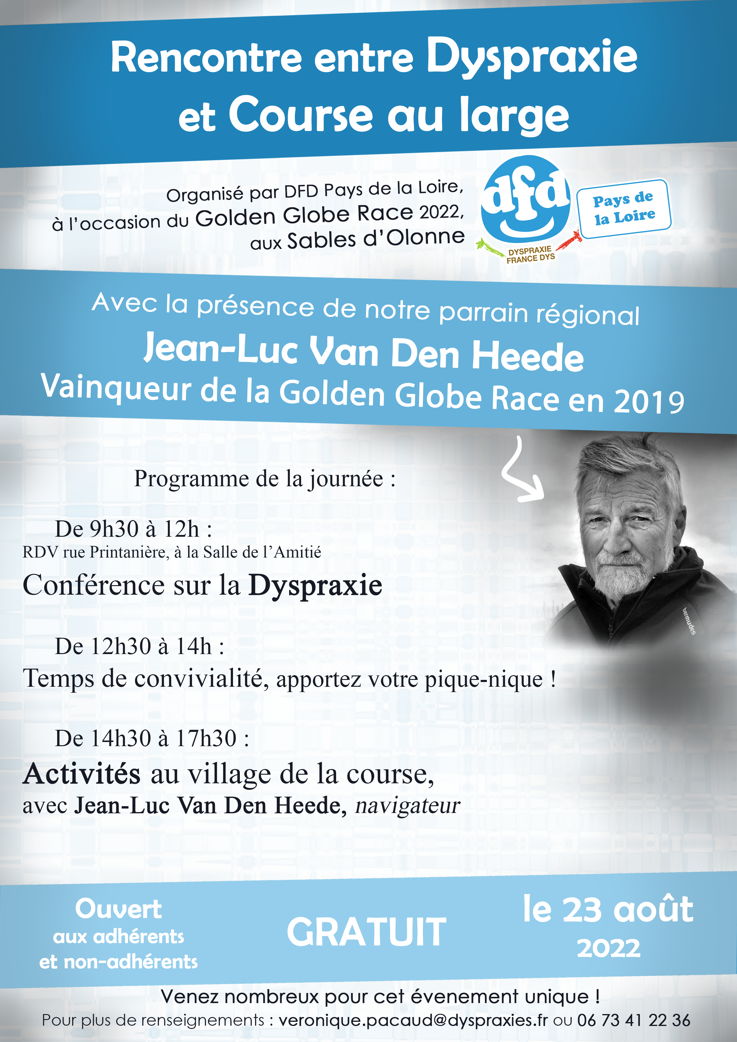 DFD Loire : dyspraxie et voile