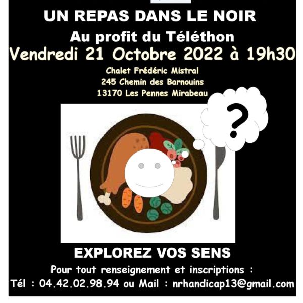 NRH organise un diner dans le noir