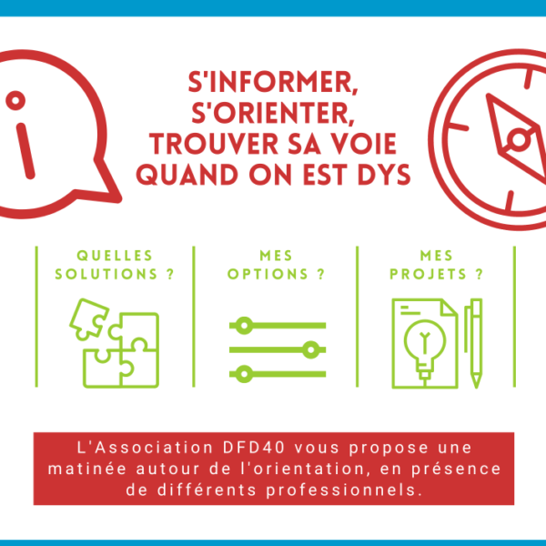 DFD40 : Matinée autour de l'orientation des Dys