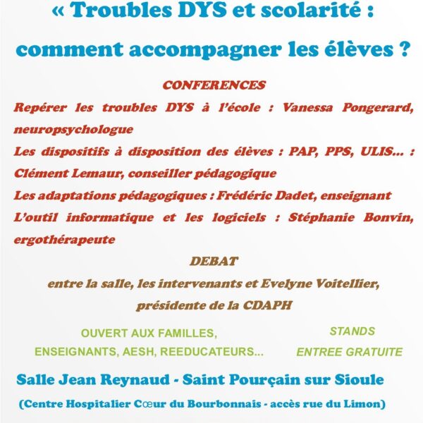 Journée Nationale des Dys dans l\'Allier