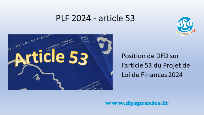 Lire la suite à propos de l’article Position de DFD sur l’article 53 du Projet de Loi de Finances 2024