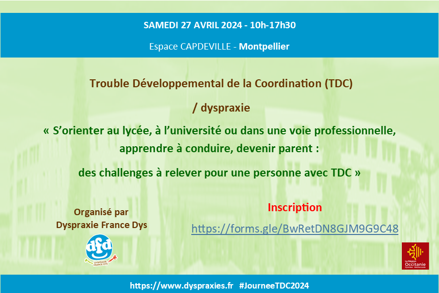 Lire la suite à propos de l’article Colloque sur le TDC – Montpellier 2024