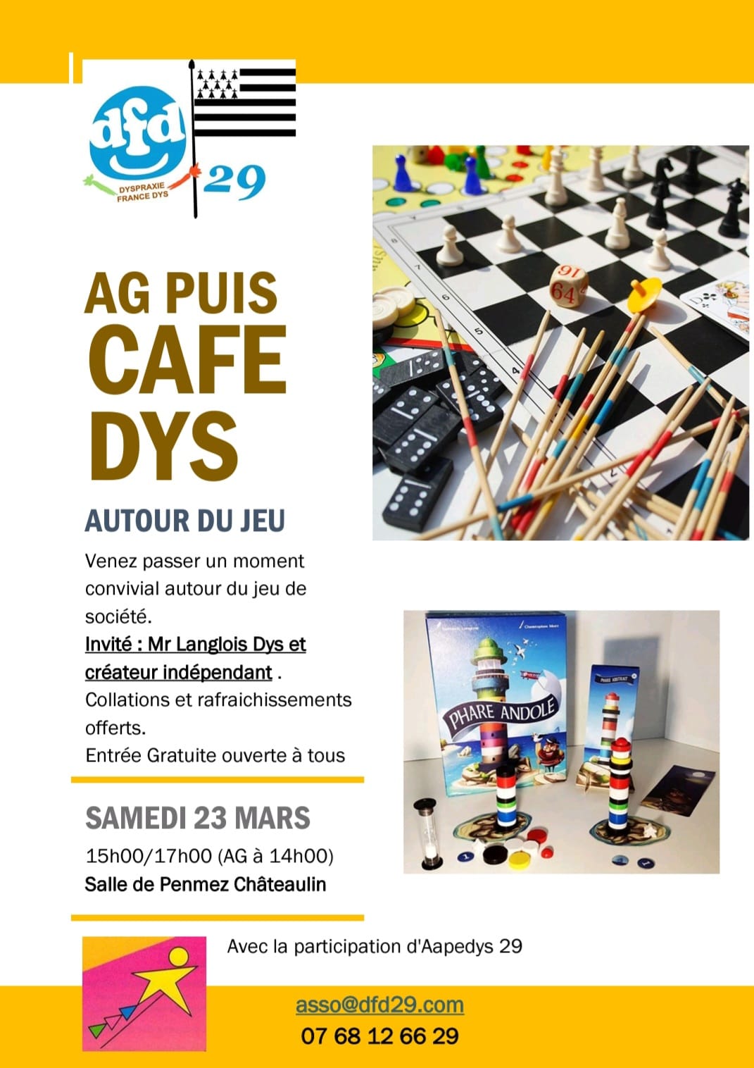 AG DFD29 suivie d'un Café Dys à Chateaulin