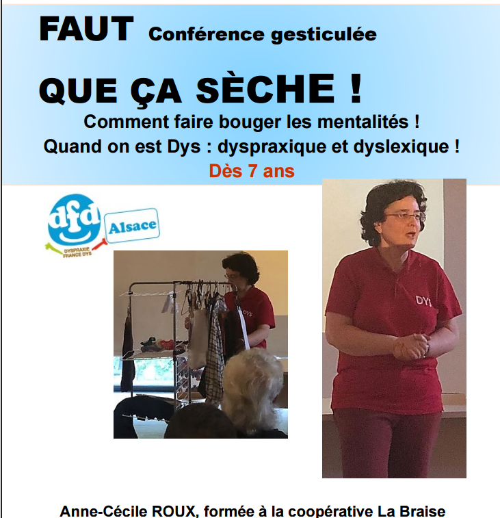 Conférence gesticulée au lycée Schattenmann à Bouxwille