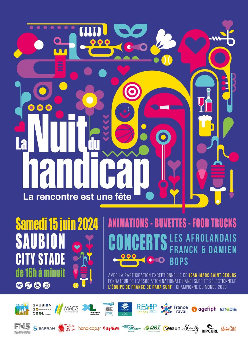 DFD40 participe à \"La Nuit du Handicap\" à Saubion