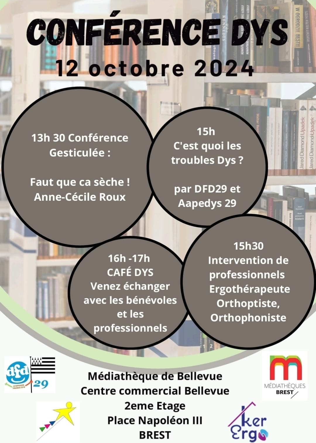 Journée des Dys Finistère le 12 octobre à Brest