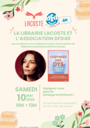 Affiche annonce dédicace avec Elvire cassan