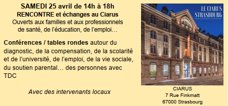 Rencontres DFD à Strasbourg autour du TDC