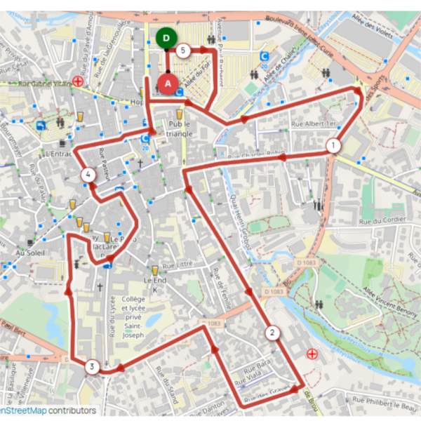 Fanny et DFD aux 10 km de Bourg en Bresse